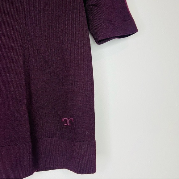 Tory Burch knit collar polo top size xsmall - Picture 3 of 8